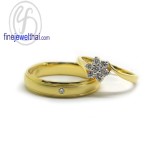 แหวนทองคำ แหวนคู่ แหวนเพชร แหวนแต่งงาน แหวนหมั้น-Gold Ring,Couple,Diamond,Wedding Ring,Ring,Gold,Jewelry,AmoreDiamond.net, Thailand,RCMO006